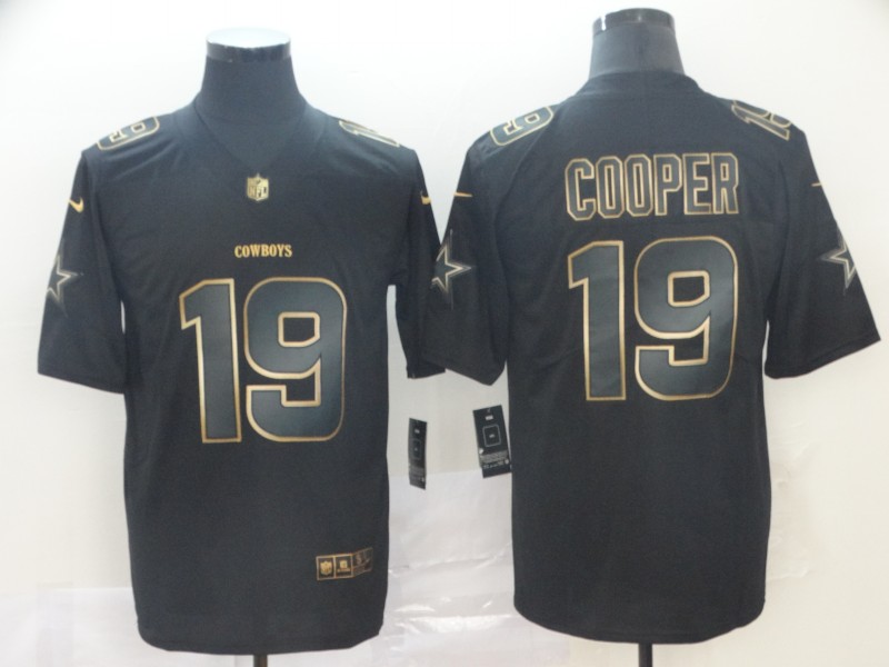 Men's Dallas Cowboys Amari Cooper #19 Black Jersey